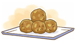 レンコンだんご